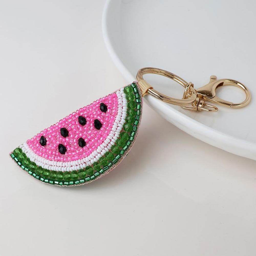 Peace of Mind Bag Charm/Key Ring Beaded